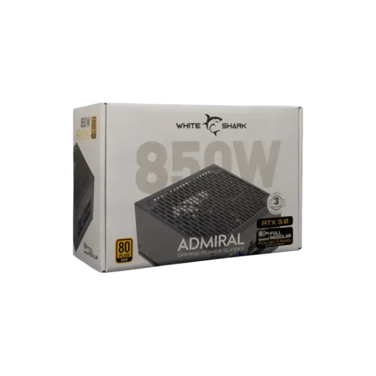 White Shark ADMIRAL 850W 80+ GOLD Full Modular