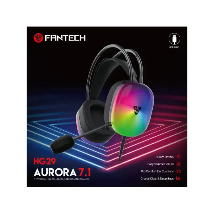 FANTECH 7.1 AURORA HG29 CRNE