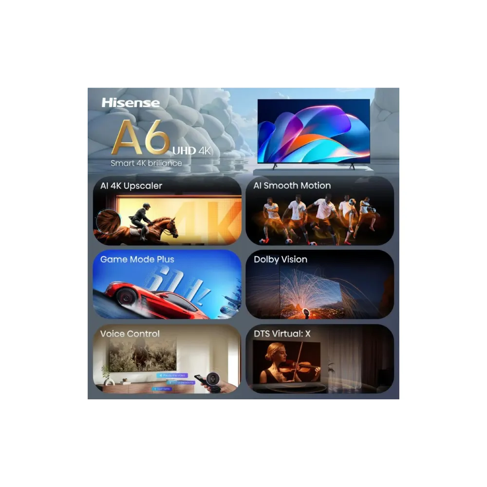 65 inča 65A6S 4K UHD LED Smart TV