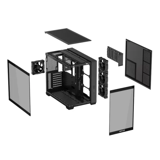 A32 PLUS TG ARGB micro-ATX kućište crno
