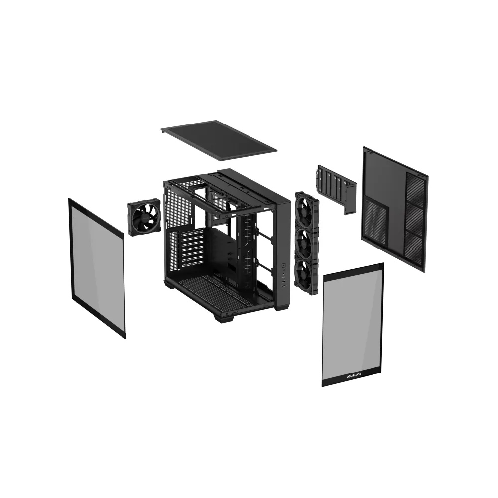 A32 PLUS TG ARGB micro-ATX kućište crno