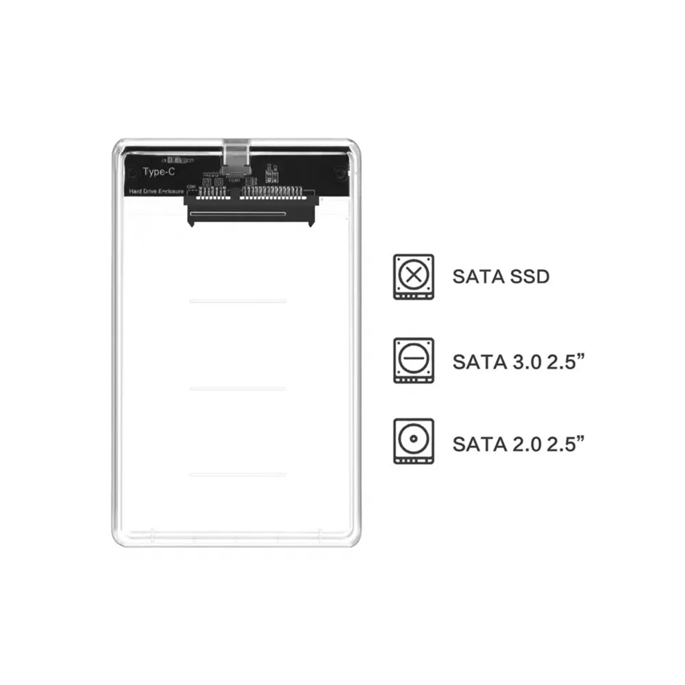 Adapter TIP-C na SATA BOX (2,5 Incha)