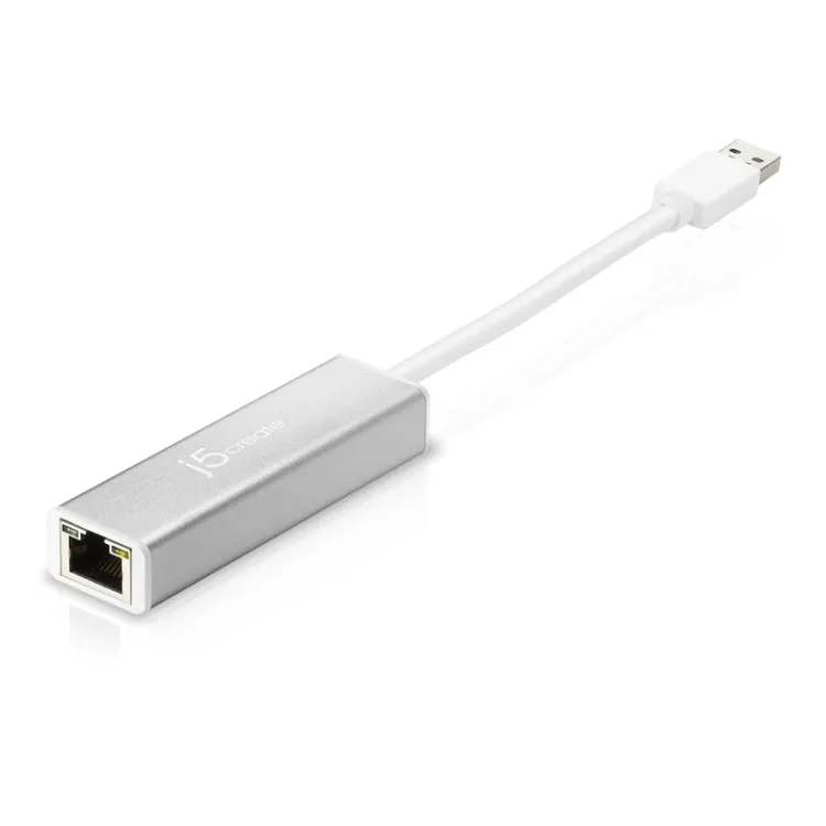 Adapter USB 3.0 - Gigabit ethernet metal sivi
