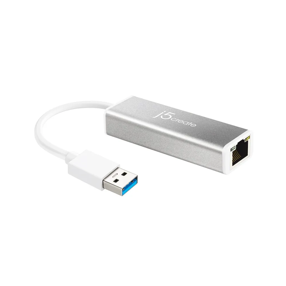 Adapter USB 3.0 - Gigabit ethernet metal sivi