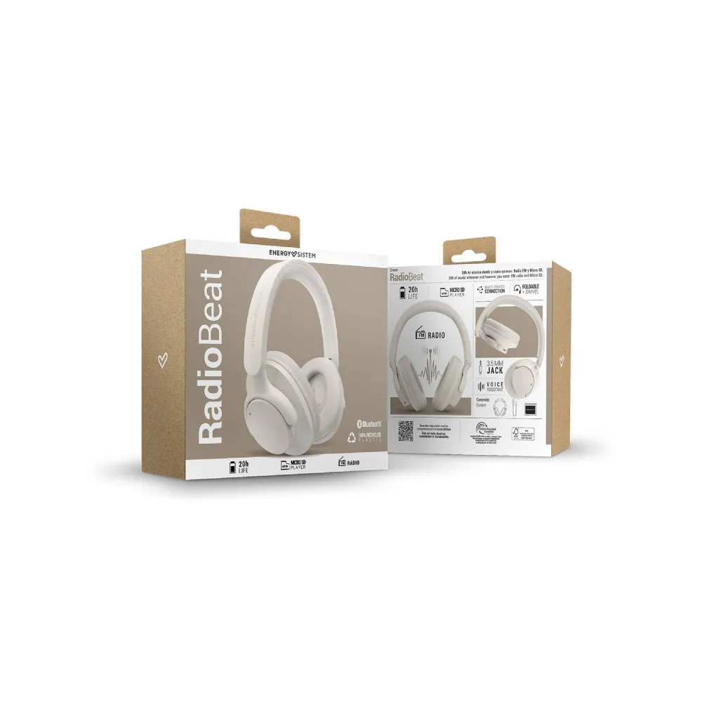 Cream RadioBeat Bluetooth slušalice krem (M45972)