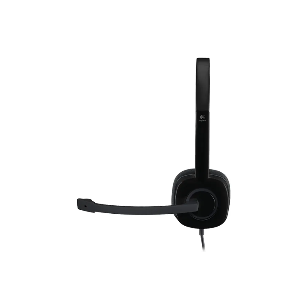H151 Stereo Headset single jack slušalice sa mikrofonom crne