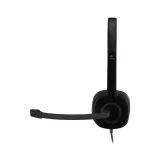 H151 Stereo Headset single jack slušalice sa mikrofonom crne