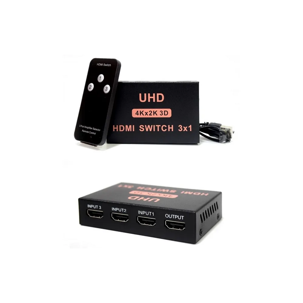 HDMI Switch 3x1 4Kx2K 3D