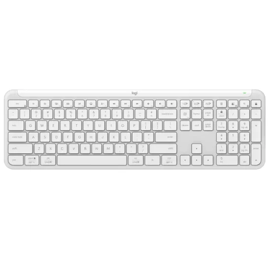 K950 Wireless White US tastatura bela