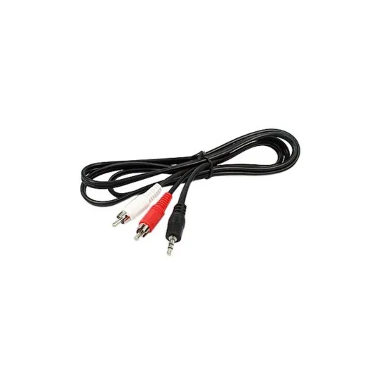 Kabl audio 3.5mm - 2xRCA 5m crni