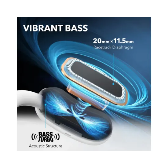 Soundcore AeroFit 2 BT bubice sa mikrofonom bele