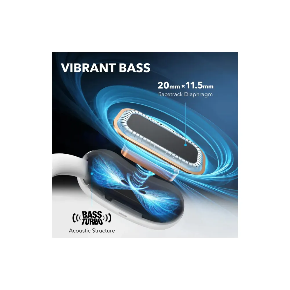 Soundcore AeroFit 2 BT bubice sa mikrofonom bele
