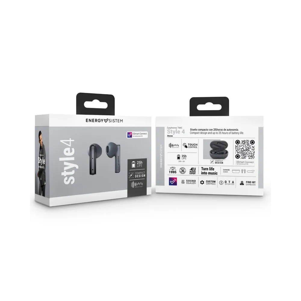 Style 4 Stone True Wireless slušalice crne (M45350)