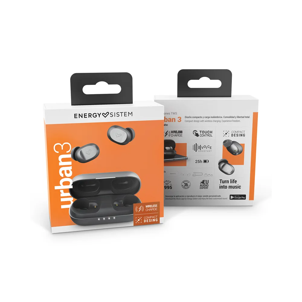 Urban 3 Graphite True Wireless bežične slušalice sive (M45182)