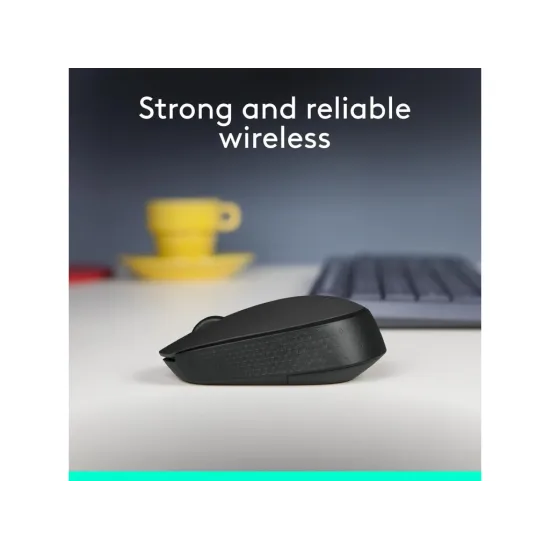 LOGITECH Wireless Mouse M171 Black, 1000 DPI, 3 buttons, 1xAA Battery