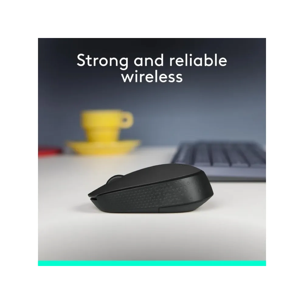 LOGITECH Wireless Mouse M171 Black, 1000 DPI, 3 buttons, 1xAA Battery