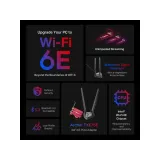 TP-LINK ARCHER TXE75E AXE5400 Wi-Fi 6E Bluetooth 5.3 PCIe Adapter