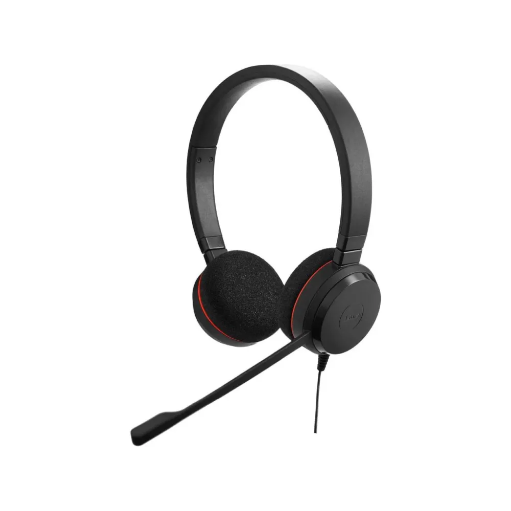 JABRA Evolve 20 MS Stereo Professional USB Headset, Noise-cancelling microphone