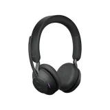 JABRA Evolve2 65 Stereo Wireless On-Ear Headset (Microsoft Teams, USB Type-C, Black)