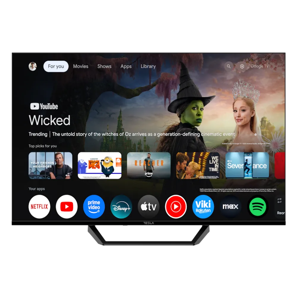 Tesla 43E655BFS LED TV 43 full HD, Google smart, HDMI x 3, USB x 2, DVB-T/T2/C/S/S2