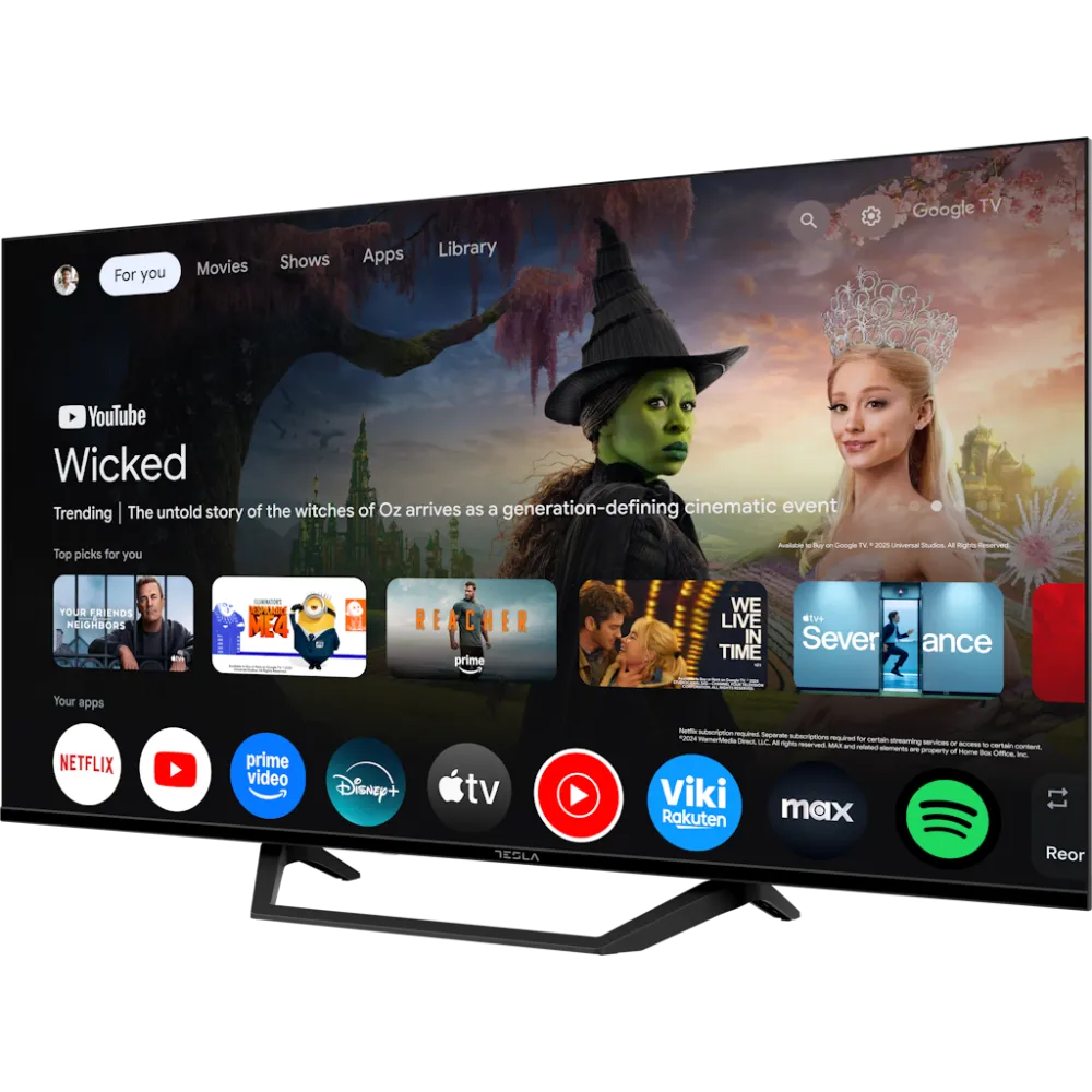 Tesla 43E655BFS LED TV 43 full HD, Google smart, HDMI x 3, USB x 2, DVB-T/T2/C/S/S2