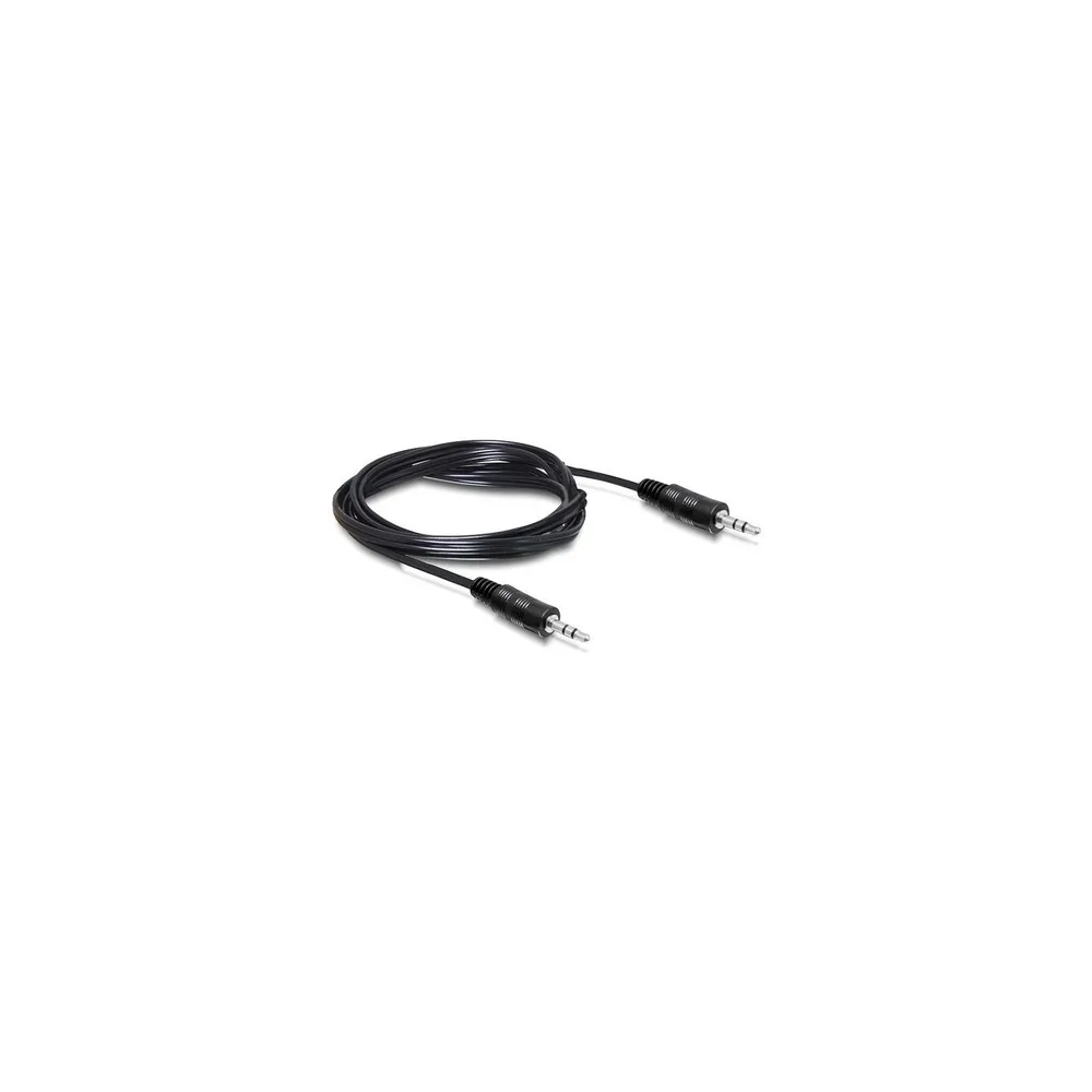 E-GREEN Kabl Audio 3.5mm stereo - 3.5mm stereo M/M 1.2 m crni