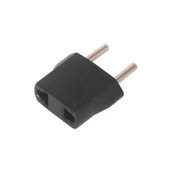 E-GREEN Adapter Euro utikac - USA uticnica, crni