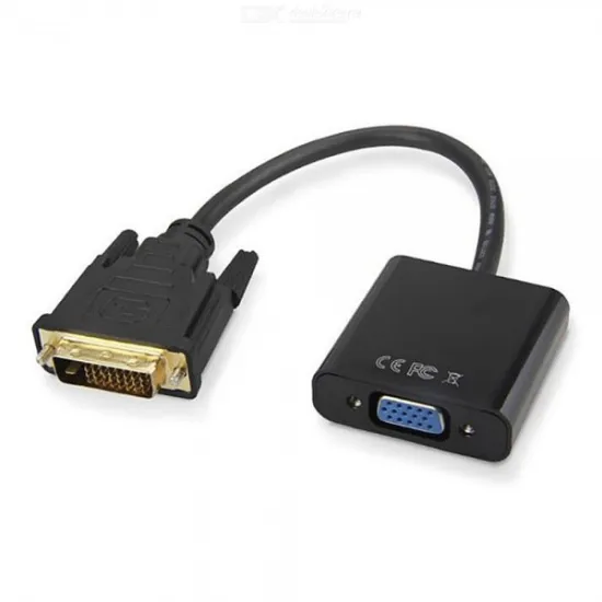E-GREEN Adapter - Konvertor DVI-D Dual Link (M) - VGA