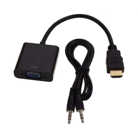 E-GREEN Adapter - Konvertor HDMI (M) - VGA D-sub (F) +