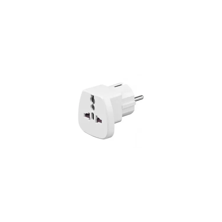 E-GREEN Adapter Euro utikač - UK utičnica bijeli