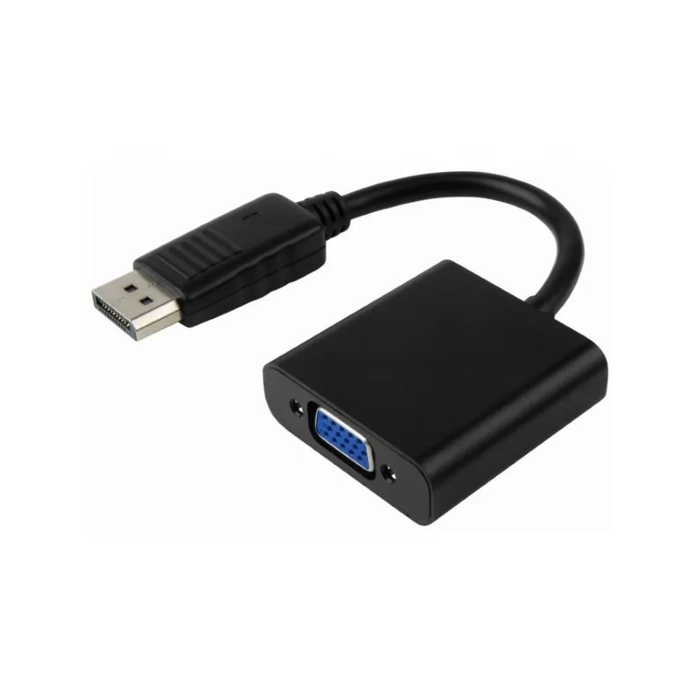E-GREEN Adapter DisplayPort - VGA D-sub crni