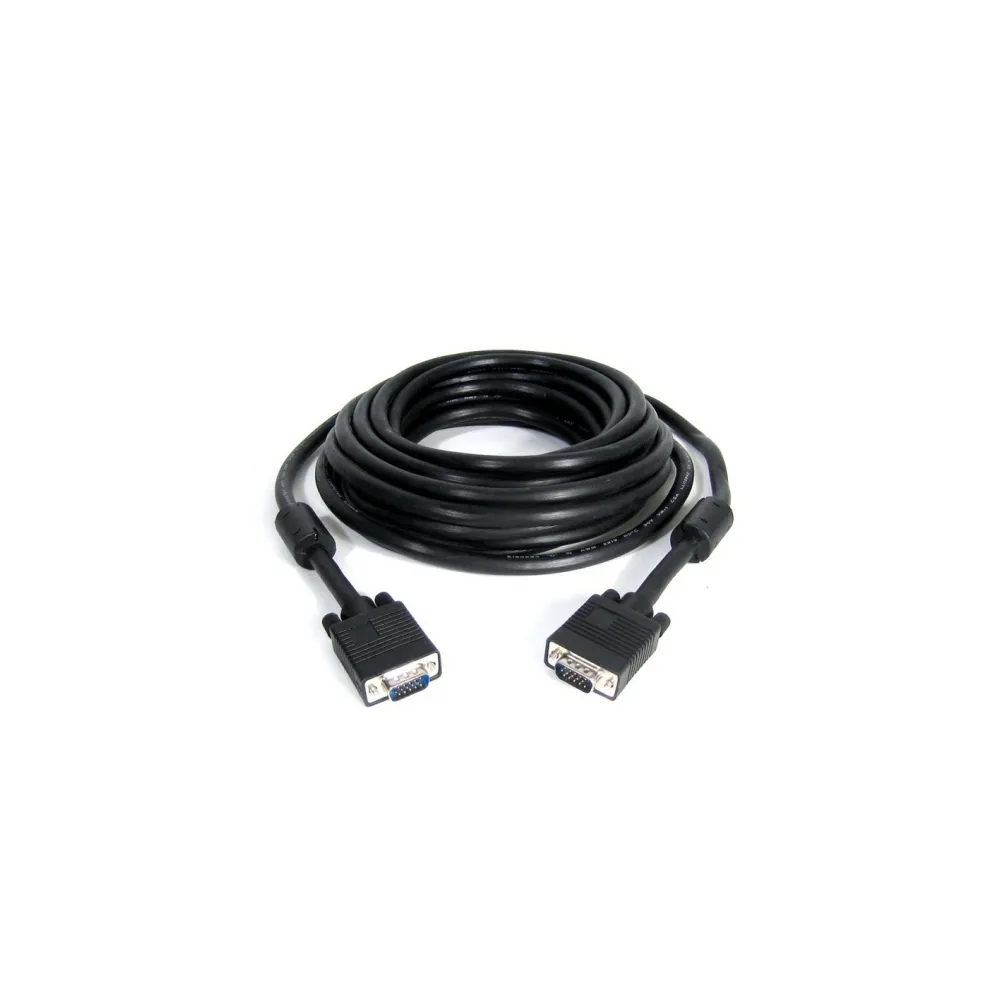 E-GREEN Kabl VGA D-sub M/M 5m HQ sa feritima crni