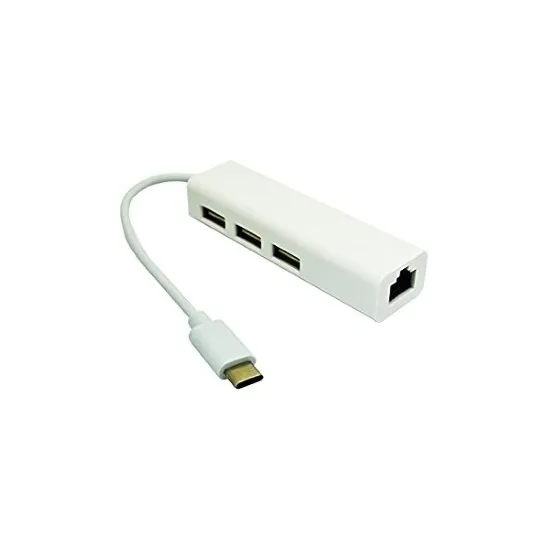 E-GREEN USB 3.1 tip C-HUB (3 port USB 2.0 + 1 port fast)