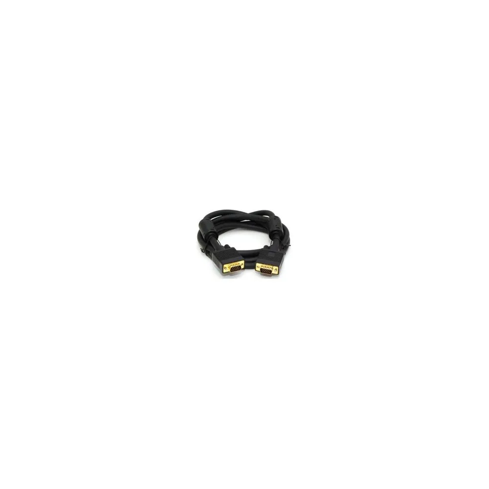 E-GREEN Kabl VGA D-sub M/M 1.8m HQ sa feritima crni
