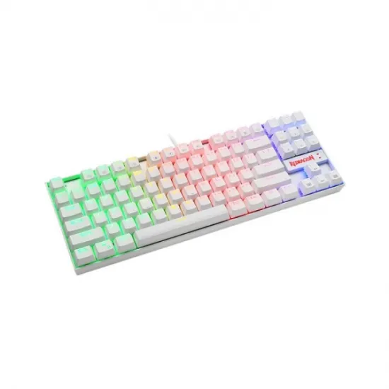 Redragon Mechanical Gaming Keyboard Kumara K552-RGB White - Red Switch