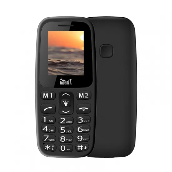 MeanIT Mobilni telefon VETERAN I- crni