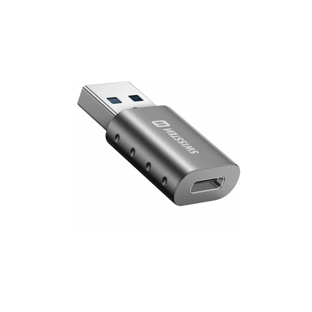 Swissten Adapter USB-A (M) / USB-C (F)