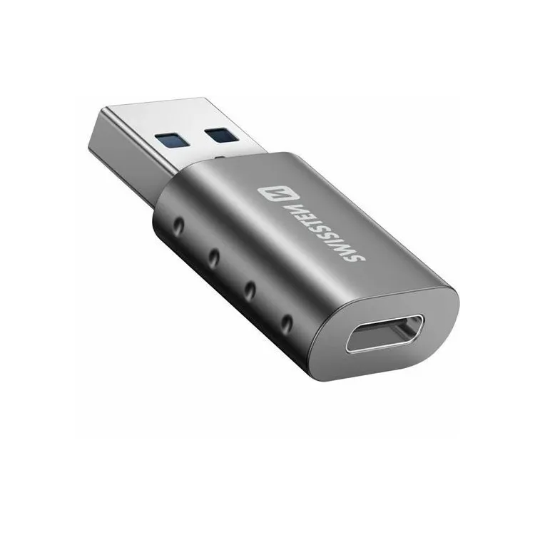 Swissten Adapter USB-A (M) / USB-C (F)