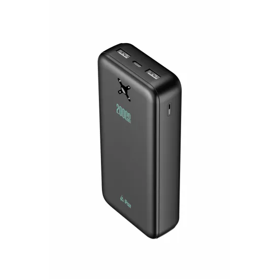 iPEAX Power bank 20000 mAh, 10.5W, 2x USB-A Black