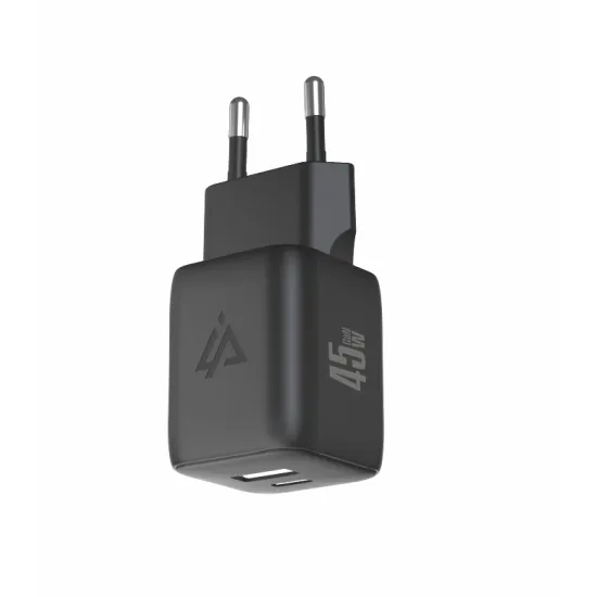 iPEAX Adapter GaN 45W (USB-C + USB-A) Black
