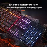Redragon Tastatura Netherbane K521 RGB Wired Black Gaming