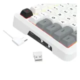 Redragon Tastatura Bragi Pro MK688 Wired&2.4G&BT White