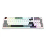 Redragon Tastatura Bragi Pro MK688 Wired&2.4G&BT White