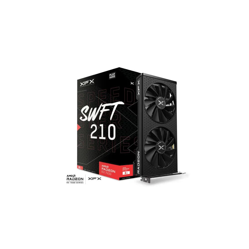 XFX VGA RX 7600 8GB Speedster SWFT 210
