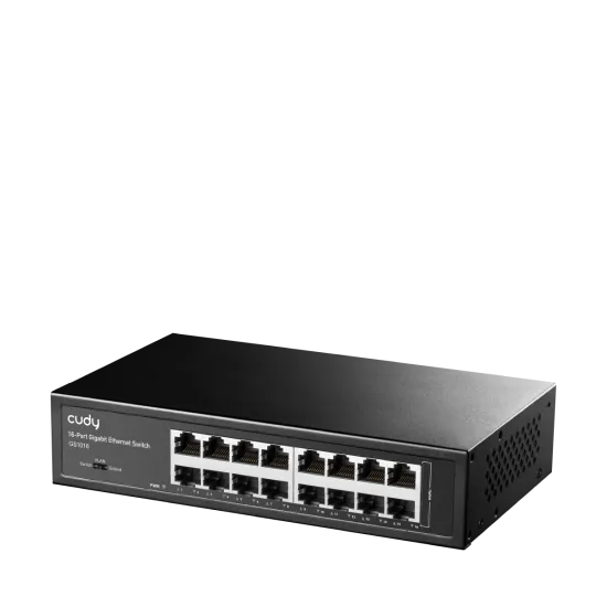 CUDY Switch GS1016 16-Port Gigabit Metal Rackmount