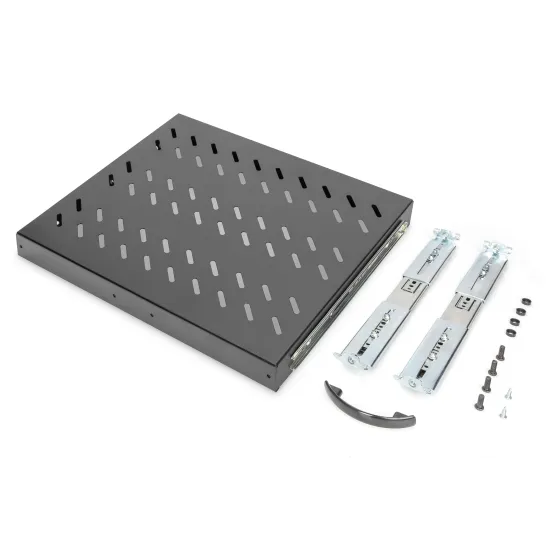 Digitus Polica na izvlacenje 483mm (19 ) 1U, 40x485x368mm, do 25kg, crna