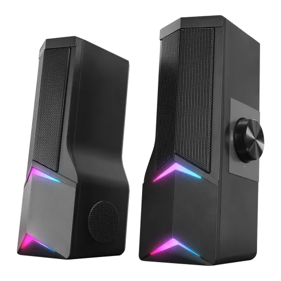 Rampage Zvucnici Elegant X10 2.0 2x3W RGB Bluetooth, USB