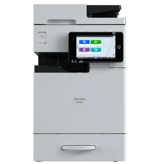 Ricoh Ricoh Mono laser MFP IM 460F, 46 ppm (A4), 1200×1200 dpi, Copy 46 cpm, Scan 46 ipm simplex / 92 ipm duplex (Scan to PC, E-