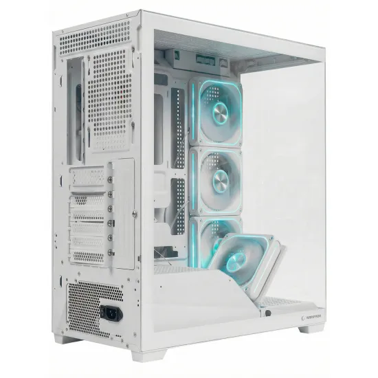Rampage Case SYLON 5x120 ARGB 750W 80+ Bronze White