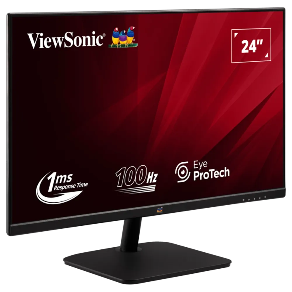 ViewSonic Monitor 23.8 VA2432-H-2, 1920x1080(FHD), IPS panel, 100Hz, 1 ms, 1000:1, 250 cd/m², HDMI + VGA, zvucnici ne, hub ne, V